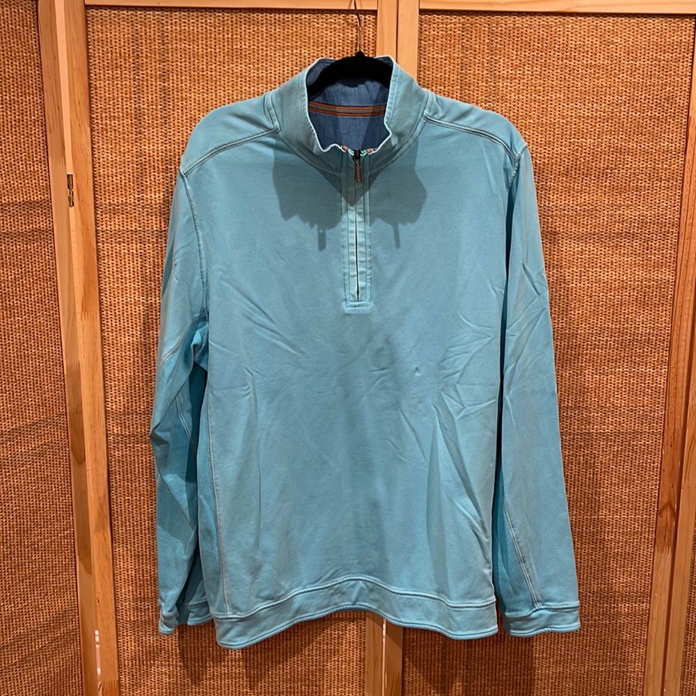 Tommy Bahama half zip pullover- size men’s XL